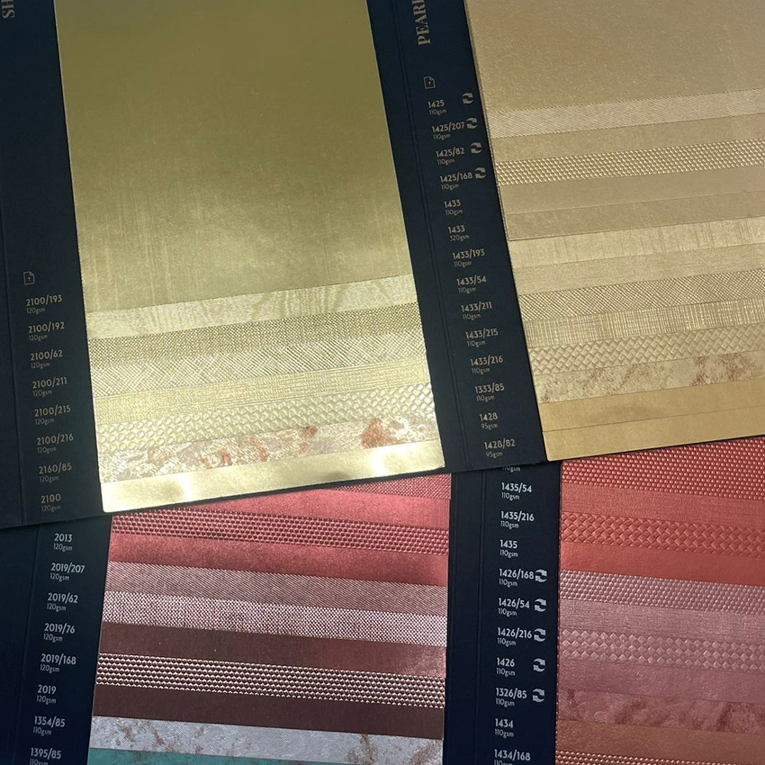 Dorados, plateados y cobrizos