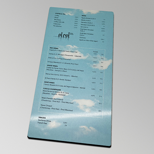 Carta aluminio