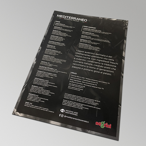 Carta polipropileno